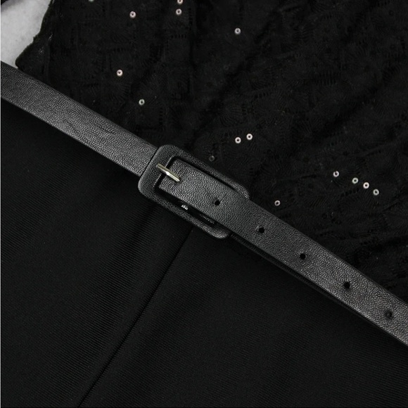 🎉Stand out Feather Belt Bodycon Jumpsuit Size S thru XXL - Picture 6 of 16